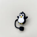 Axyaa Silicone Straw Toppers for 30oz Tumbler - Cute Animal Cap for 10mm Straws