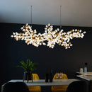 Axyaa Modern Luxury Hanging Chandelier - Long Chandeliers for Dining Room, Kitchen, Bar, Living Room