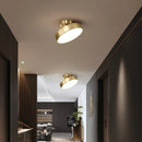 Axyaa Round Copper Golden Ceiling Lights - Elegant Home Decor Fixture