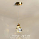 Axyaa Crystal Chandelier Ceiling Lamp for Luxury Home Decoration
