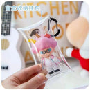 Axyaa Transparent PVC Coin Purse Key Bag for PopMart Toy Dolls