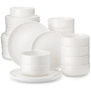 Axyaa 18/36-Piece Ceramic Porcelain Dinnerware Set for 6/12