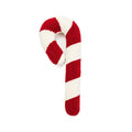 Axyaa Candy Cane Pinwheel Cushion - Green Red Gold - Kids Room Party Decor