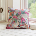 Axyaa Boho Retro Diamond Parrots Feathers Cushion Cover 45x45cm