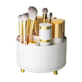 Axyaa Rotating Makeup Brush Holder Organizer for Dresser Desktop Bathroom Office Storage