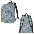Axyaa Mickey Mouse Canvas Backpack: Large Capacity School Bag for Kids