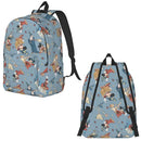 Axyaa Mickey Mouse Canvas Backpack: Large Capacity School Bag for Kids