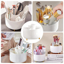 Axyaa 5-Slot Makeup Brush Holder Organizer for Dresser and Bathroom