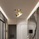 Axyaa Round Copper Golden Ceiling Lights - Elegant Home Decor Fixture