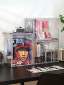 Axyaa CD DVD Storage Organizer Case Box: Transparent, Dust-proof, Media Holder