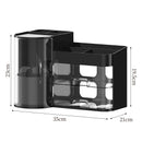 Axyaa Desktop Cosmetic Storage Box with Drawer - Large Capacity Organizer for Skincare and Makeup
