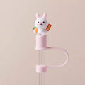 Axyaa Silicone Heart Straw Cap for Stanley Cup 40 oz Tumbler