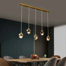 Axyaa Crystal LED Chandelier for Modern Living Room and Bedroom Decor