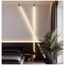 Axyaa Nordic Woven Strip Chandelier LED Light for Hotel Lobby and Living Room