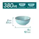 Axyaa Bonita 6-Piece Porcelain Handpainted Ceramic Large Serving Bowl Set