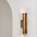Axyaa Copper LED Wall Lamp: Elegant American Home Decor Light for Living Room, Bedroom, Hallways