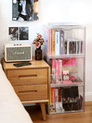 Axyaa CD DVD Storage Organizer Case Box: Transparent, Dust-proof, Media Holder