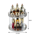 Axyaa Acrylic Makeup Organizer Rotating Storage Box for Cosmetics and Skincare
