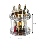 Axyaa Acrylic Makeup Organizer Rotating Storage Box for Cosmetics and Skincare