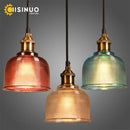Axyaa Glass Pendant Lights: Creative E27 Hanging Light for Dining Room, Bedroom, Bar & Cafes.