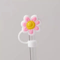 Axyaa Cute Strawberry Silicone Straw Toppers for 40 oz Tumbler, 10mm Straws