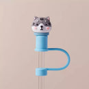 Axyaa Cute Strawberry Silicone Straw Toppers for 40 oz Tumbler, 10mm Straws