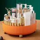 Axyaa 360 Degree Makeup Organizer Rotating Storage Container for Eyeshadow Lipstick