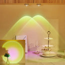 Axyaa Touch LED Cabinet Lights - Sunset Lamp for Kitchen, Bedroom, Closet - Battery Powered Night Light
