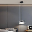 Axyaa Nordic Black Gold Crystal Chandelier - Three-Head Pendant LED Light for Kitchen Island