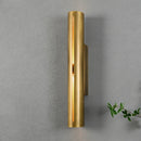 Axyaa Copper LED Wall Lamp: Elegant American Home Decor Light for Living Room, Bedroom, Hallways
