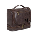 Axyaa Men's Business Toiletry Bag: Large Capacity PU Leather Travel Organizer