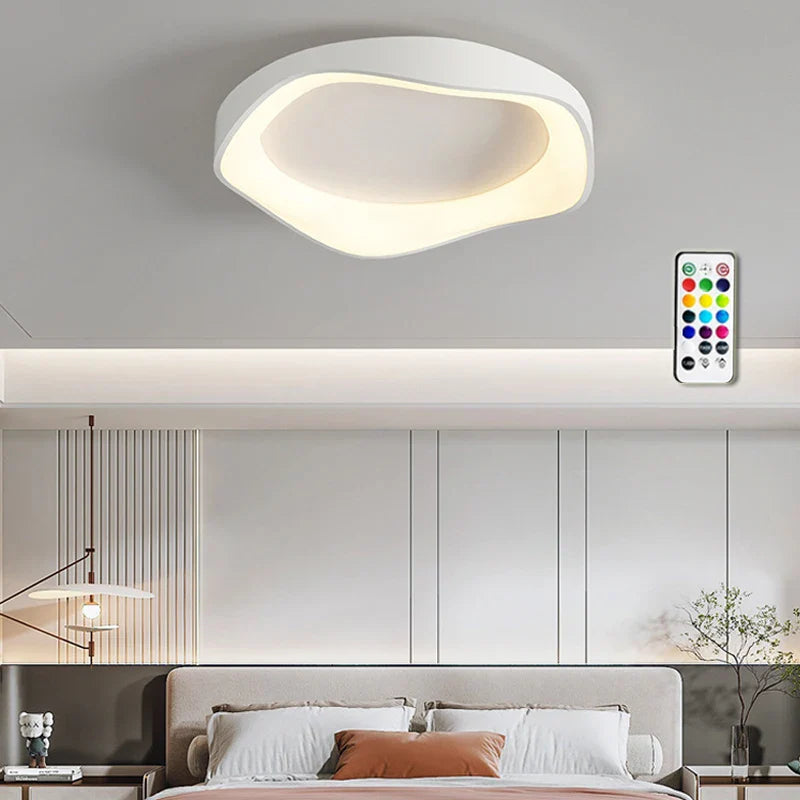 Axya Modern LED Ceiling Light for Living Room Bedroom Kitchen - Minimalist Circular Design