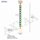 Axyaa Glass Chain Pendant Light for Restaurant, Clothing Store, and Children's Room