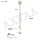 Axyaa Glass Chain Pendant Light for Restaurant, Clothing Store, and Children's Room