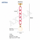 Axyaa Glass Chain Pendant Light for Restaurant, Clothing Store, and Children's Room