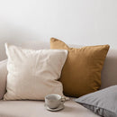 Axyaa Fringed Pillow Case Cotton Linen Cushion Cover in Various Colors & Sizes