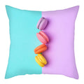 Axyaa Biscuits Cake Print Decor Pillow Cover for Home Sofa Decoration