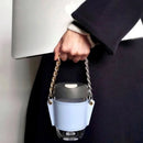 Axyaa PU Leather Water Bottle Holder With Strap - Stylish Beverage Cover