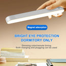 Axyaa USB LED Desk Lamp - Rechargeable & Magnetic Stand Light for Office Study
