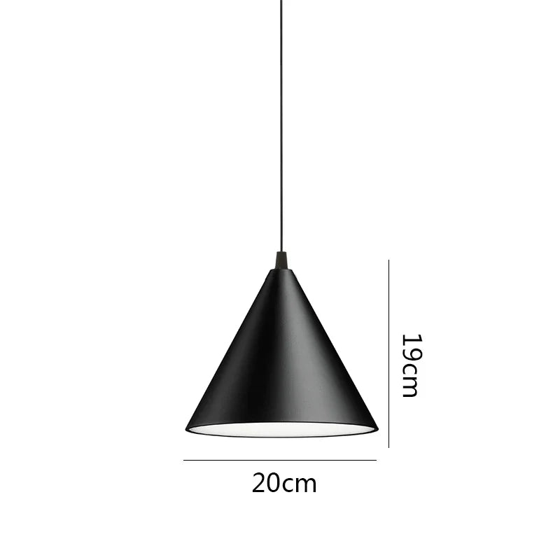 Axya Geometric Pendant Light: Modern LED Hanging Lamp for Living Room & Bedside.