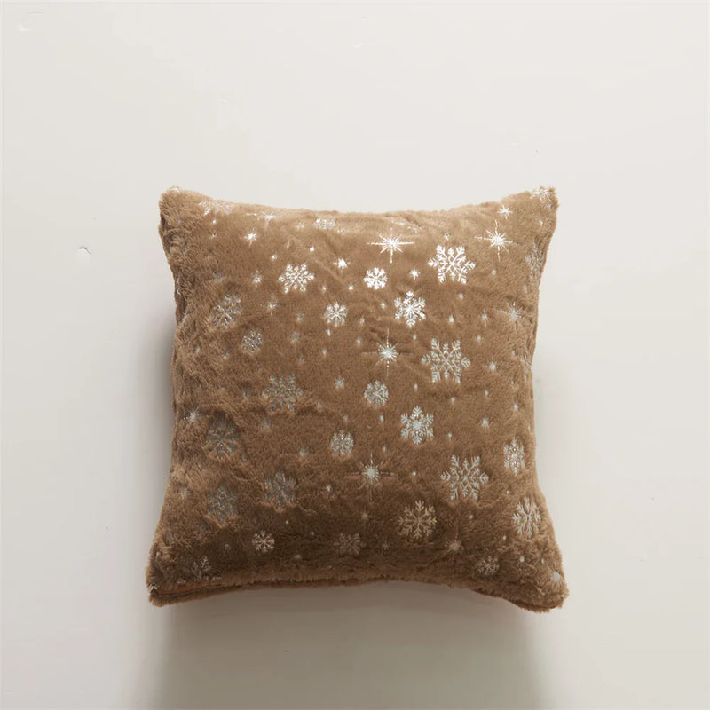 Axyaa Christmas Pillow: 18x18 Nordic Home Decorative Plush Cushion