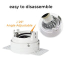 Adjustable LED Ceiling Downlight for GU10/MR16/MR11 Bulb, Axyaa Spot Lighting Fixture