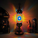 Axyaa Vintage Turkish Mosaic Table Lamp Handcrafted Glass Night Light