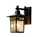 Axyaa Retro Black Outdoor Wall Lamp LED Sconces Waterproof Decorative for Home Aisle