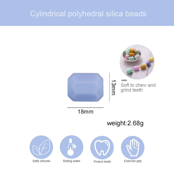 Axya Silicone Teething Beads: BPA-Free, Chewable DIY Jewelry for Baby