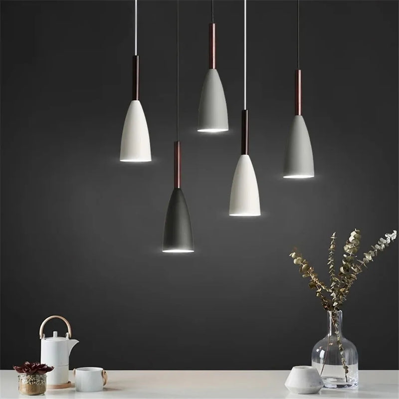 Nordic Minimalist Pendant Lamp for Dining Table Kitchen Island by Axyaa