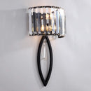 Axyaa Crystal LED Wall Lamp: Modern Luxury for Bedroom, Living Room, TV, Aisle & Entrance