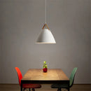 Axyaa Leather and Iron Finish Pendent Light Fixture for Home and Restaurant