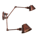 Axyaa Long Swing Arm Wall Lamp Adjustable E27 Bathroom Sconce Fixture