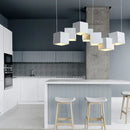 Axyaa Magic Cube LED Pendant Light for Dining Room Living Room - Samsarah Lighting